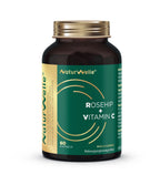 NaturWelle Rosehip + Vitamin C – Produktfoto der Dose mit 60 Kapseln.