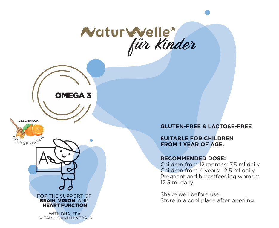 Naturwelle für Kinder - Omega 3 Syrup