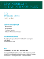 NaturWelle Magnesium + Vitamin-B6 Drink-Shots – Verpackungsansicht mit Produktinformationen.