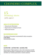 NaturWelle Chondro Complex Drink-Shots – Verpackungsansicht mit Produktinformationen.