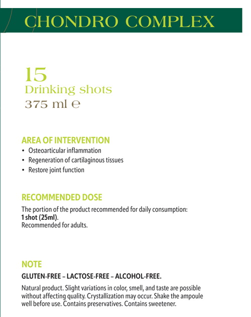 Chondro Complex Drinking Shots