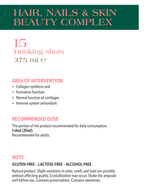 NaturWelle Hair, Nails & Skin Beauty mit Kollagen Drink-Shots – Verpackungsansicht mit Produktinformationen.