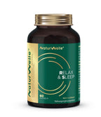 NaturWelle Relax & Sleep – Produktfoto der Dose mit 60 Kapseln.