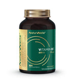 NaturWelle Vitamin D3 600 IU – Produktfoto der Dose mit 100 Weichkapseln.