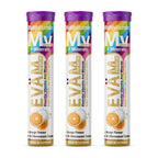 EVÄM Multivitamin + Mineralien Brausetabletten – 12in1 aus Vitaminen & Mineralstoffen