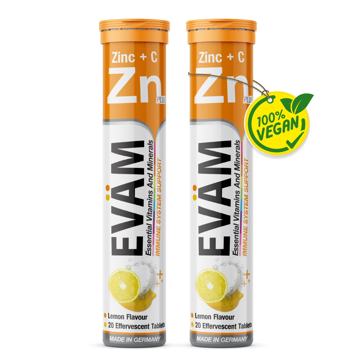 Zink + Vitamin C Brausetabletten
