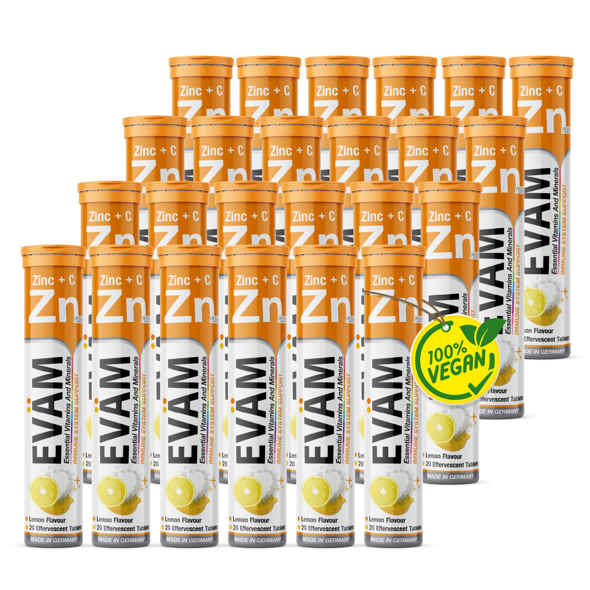 Zink + Vitamin C Brausetabletten