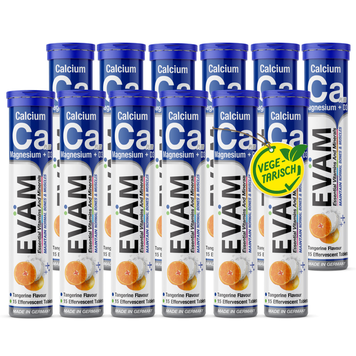 Calcium + Magnesium + D3 Brausetabletten