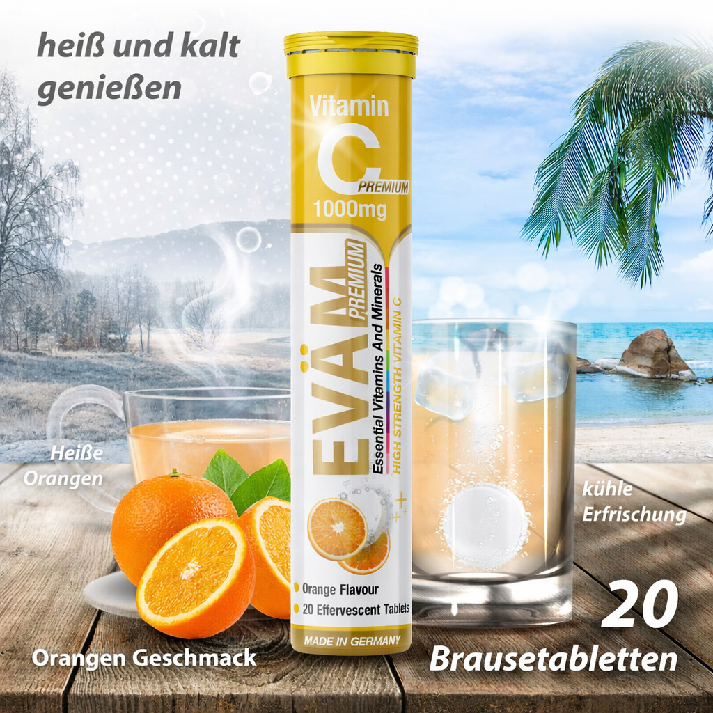 Vitamin C 1000 Hochdosiert Brausetabletten