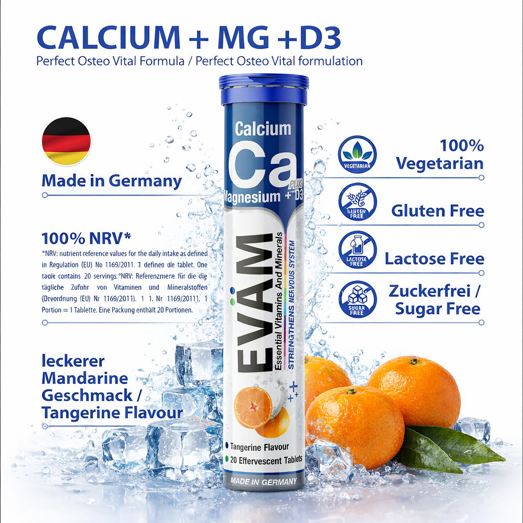 Calcium + Magnesium + D3 Effervescent Tablets