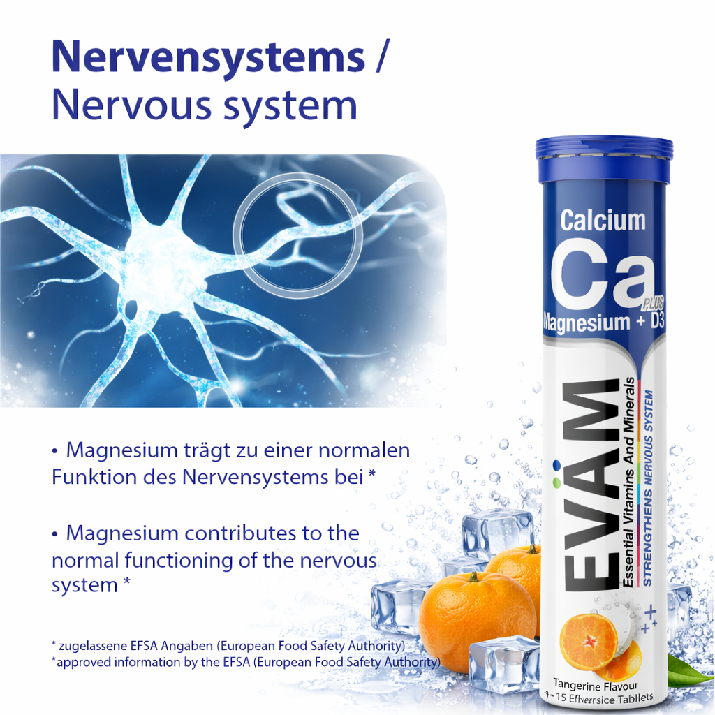 Calcium + Magnesium + D3 Effervescent Tablets