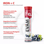 Eisen + Vitamin C Brausetabletten