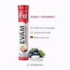 Eisen + Vitamin C Brausetabletten