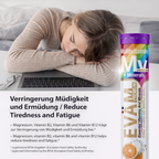 EVÄM Multivitamin + Mineralien Brausetabletten – 12in1 aus Vitaminen & Mineralstoffen