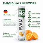 Magnesium + B-Komplex Brausetabletten, EVÄM