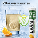 Magnesium + B-Komplex Brausetabletten, EVÄM
