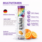 Multivitamin Brausetabletten, Kombination aus 10 Vitaminen