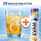 Multivitamin Brausetabletten, Kombination aus 10 Vitaminen