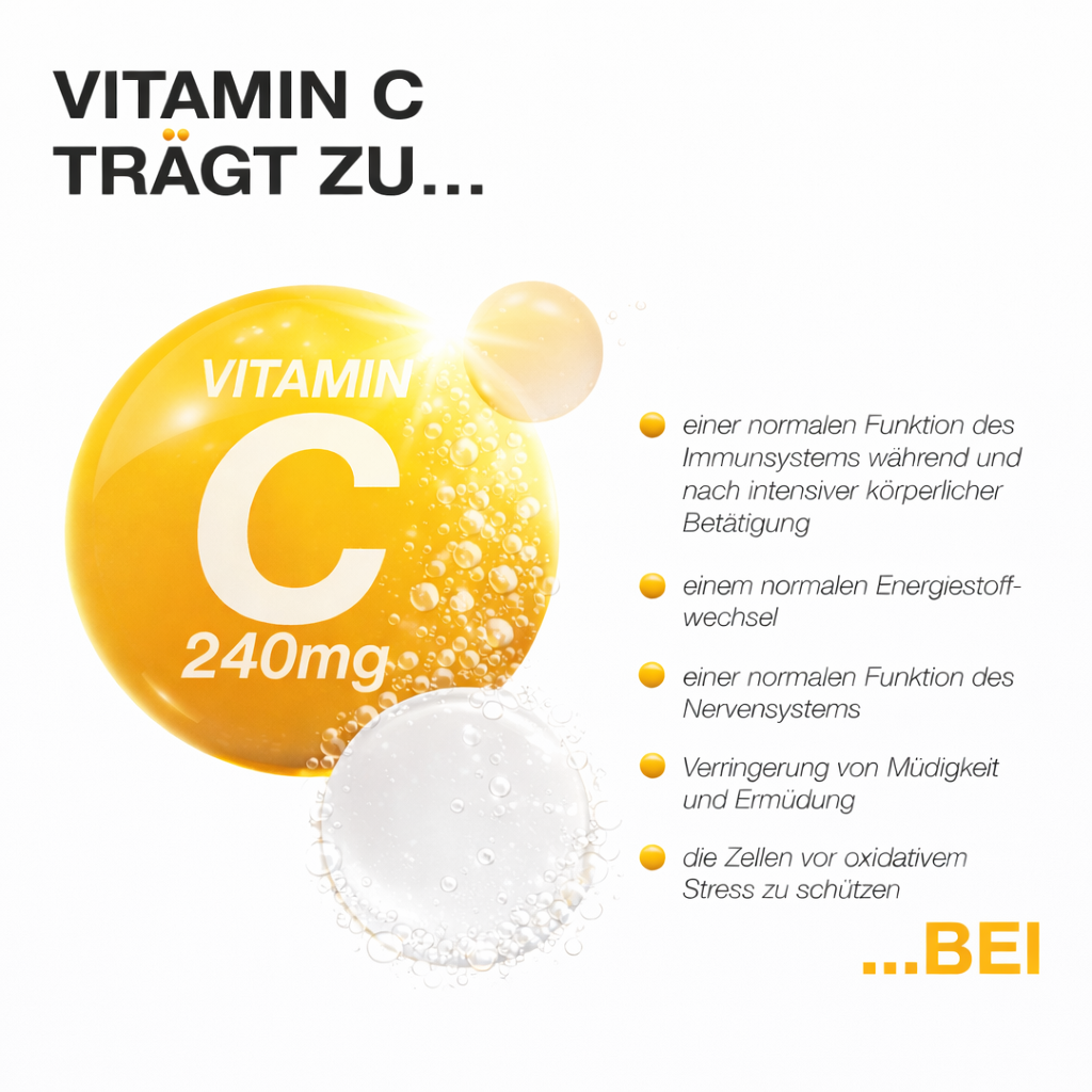Vitamin C 1000 Hochdosiert Brausetabletten