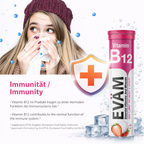 Vitamin B12 Brausetabletten 1000% hochdosiert Vegan
