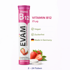 Vitamin B12 Brausetabletten 1000% hochdosiert Vegan