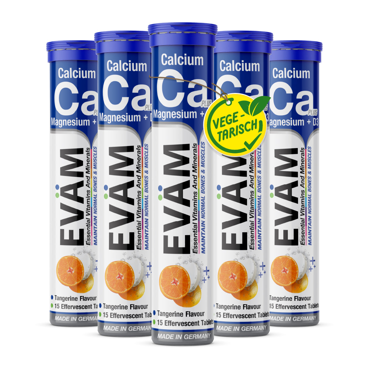Calcium + Magnesium + D3 Brausetabletten