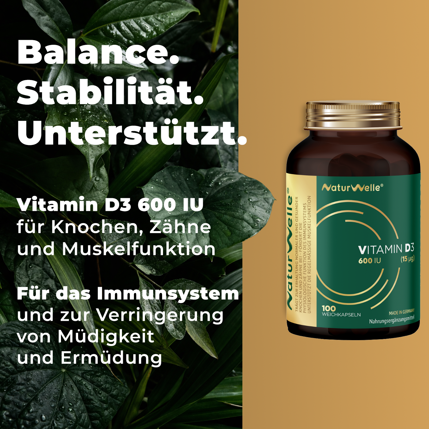 VITAMIN D3 600 IU - (15 mg)