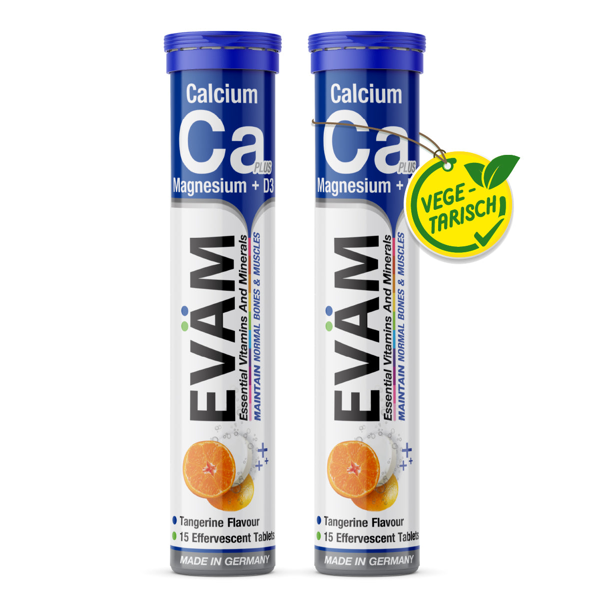 Calcium + Magnesium + D3 Brausetabletten