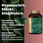 NaturWelle Glucosamine Chondroitin MSM Hyaluronic Acid – Produktdarstellung mit Verpackung.