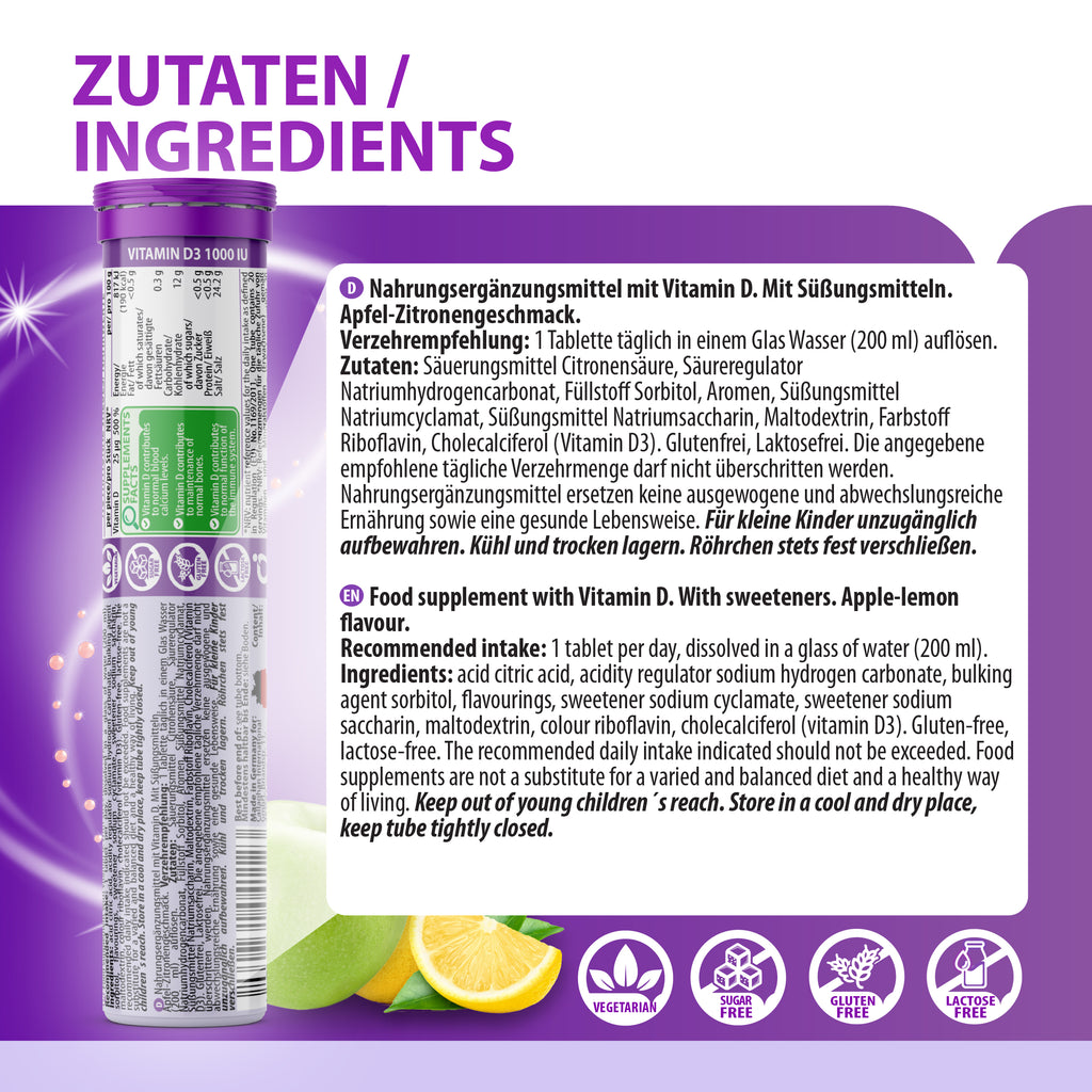 Vitamin D3 Brausetabletten