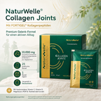 NaturWelle Collagen Joints mit FORTIGEL Kollagenpeptiden als Premium Gelenk-Formel für einen aktiven Alltag