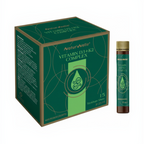 NaturWelle Vitamin D3+K2 Complex Produktbox mit 15 trinkbaren Shots je 25 ml.
