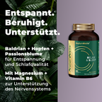 NaturWelle Relax & Sleep Kapseln – Produktdarstellung mit Verpackung.