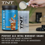 TNT Clear Whey Protein Isolat 900 g – leichter, erfrischender Protein-Drink