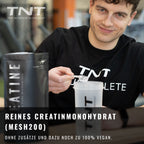 TNT Creatine Pure Micronized – feines Pulver, Mesh 200